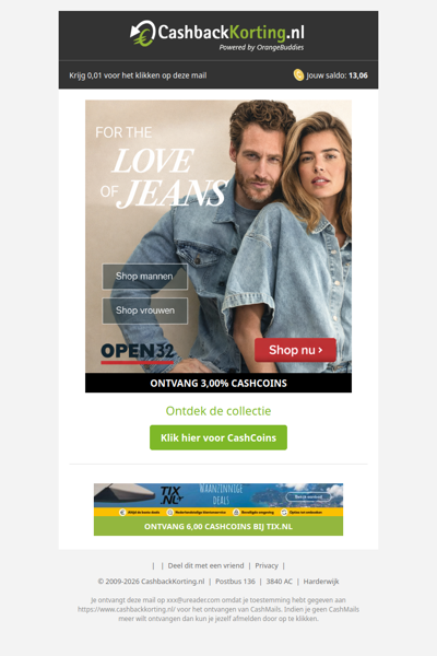 Love for jeans: ontdek de nieuwe collectie van Open32