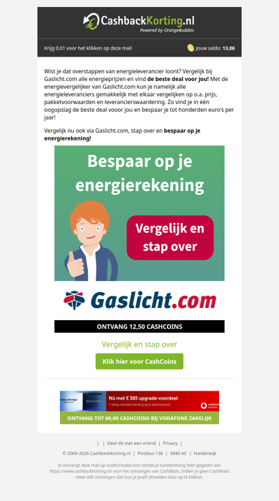 Vergelijk en bespaar op jouw energierekening