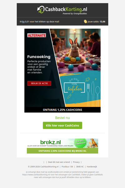 Gezellig tafelen met Pasen met ALTERNATE