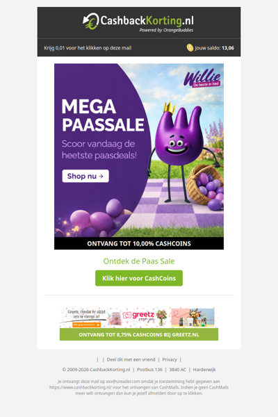 Scoor de heetste paasdeals nu bij Willie.nl