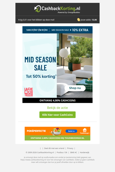 Mid Season Sale: tot 50% korting + 10% EXTRA korting