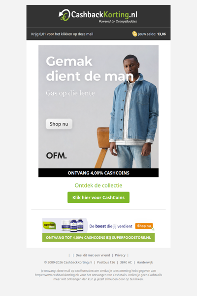 Gas op die lente met de nieuwe collectie van OFM.