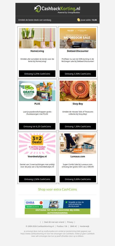 Ontdek deze geweldige lente deals!