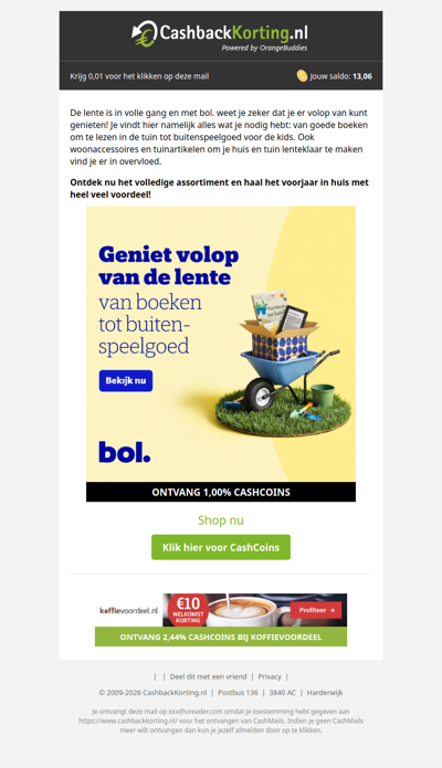 Geniet volop van de lente met bol.