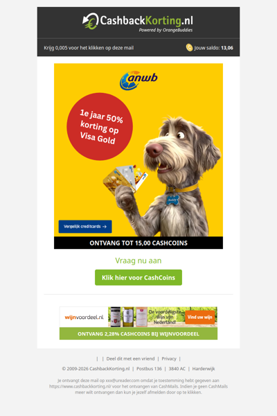 1e jaar 50% korting + extra voordelen