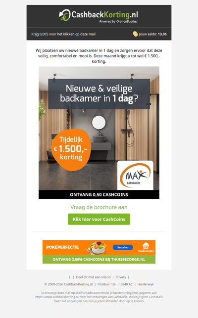 Toe aan een nieuwe badkamer?