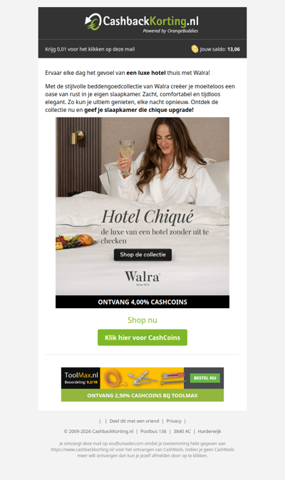 Ervaar de luxe van een hotel thuis met Walra!