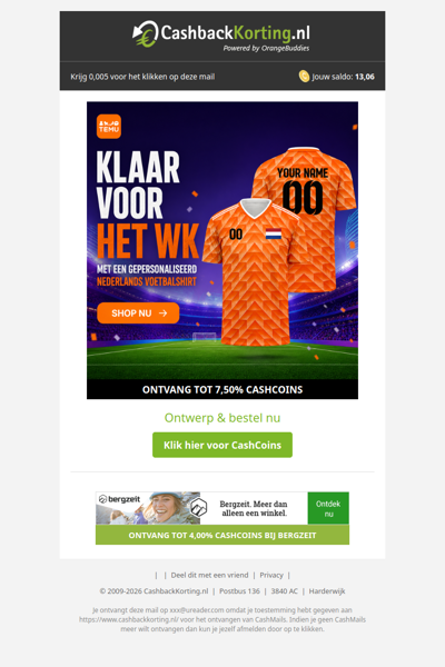 Klaar voor het WK met een gepersonaliseerd voetbalshirt!