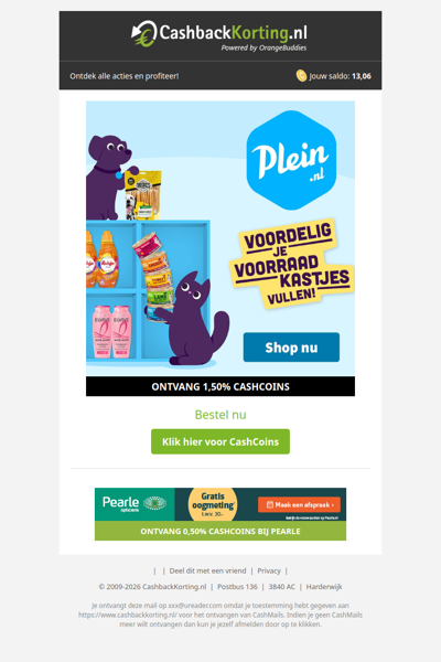 Voordelig je voorraadkastjes vullen bij Plein