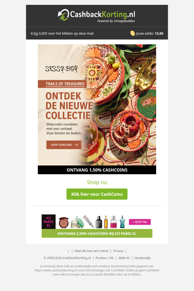 Trails of Treasures: ontdek de nieuwe collectie van Sissy-Boy