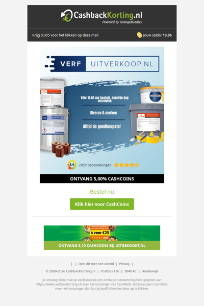 De goedkoopste verf nu bij Verfuitverkoop.nl!