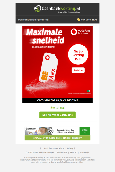 Pak nu zakelijk voordeel: Unlimited Max met extra korting!