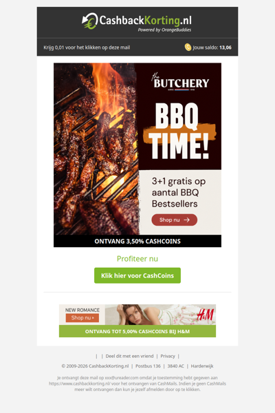 3+1 gratis op BBQ Bestsellers bij The Butchery