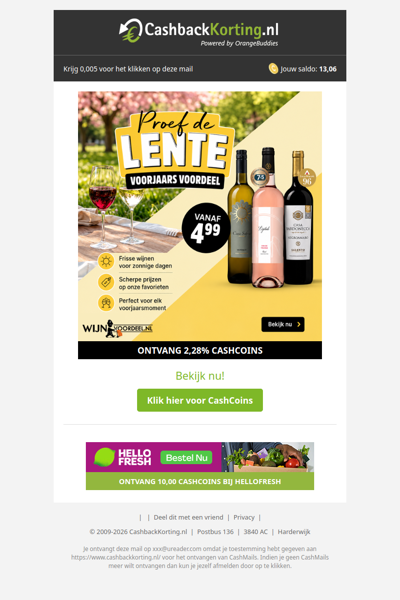 Jouw favoriete lentewijnen nu extra scherp geprijsd