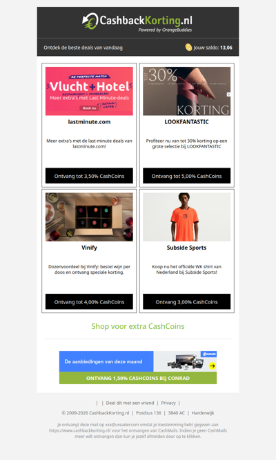 De beste deals voor jou, wad!
