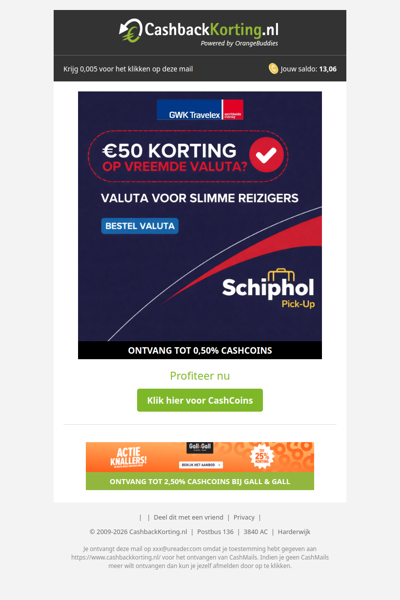 50 EUR korting op vreemde valuta? Pak je reisvoordeel nu