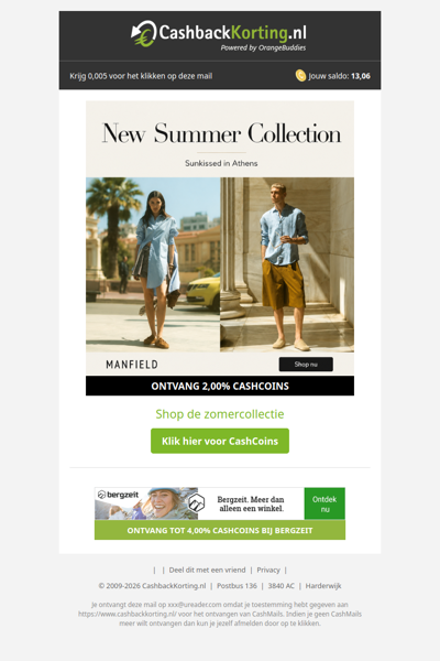 Ontdek de Sunkissed in Athens collectie van Manfield