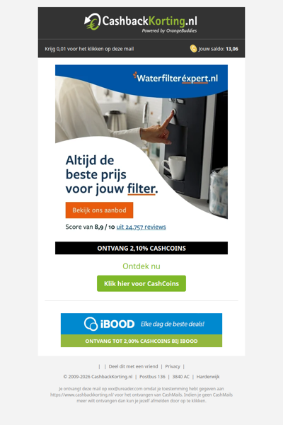 Altijd de beste prijs bij Waterfilterexpert!