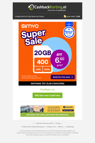 Geweldige deals tijdens Super Sale bij Simyo!