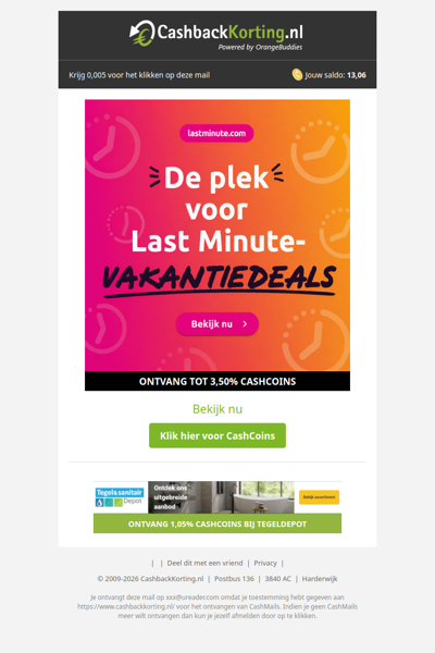 Last Minute Deals voor jouw volgende vakantie