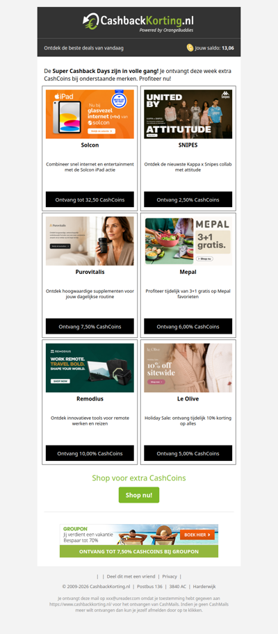 Ontdek deze geweldige deals!