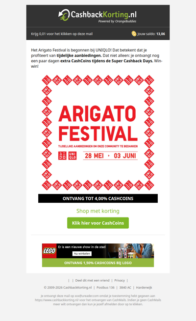 Tijdelijke aanbiedingen bij UNIQLO!