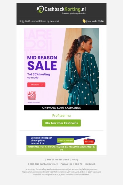 Mid Season Sale bij La Redoute!