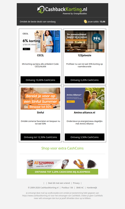 De beste deals voor jou, wad!
