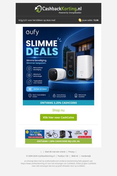 Slimme Deals bij Eufy