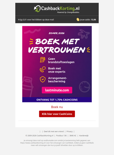 Boek met vertrouwen voor zomer 2026