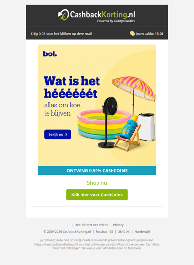 Blijf lekker koel met de zomerdeals van bol.