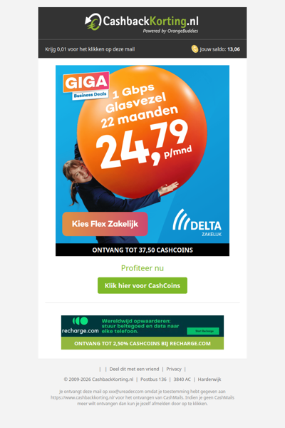 GIGA Business Deals van DELTA Fiber