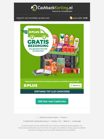 Gratis bezorging bij PLUS – bestel je favorieten en laat je boodschappen thuisbezorgen! 🛒💚