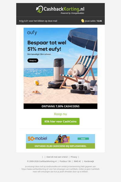 Tot 51% korting op Eufy