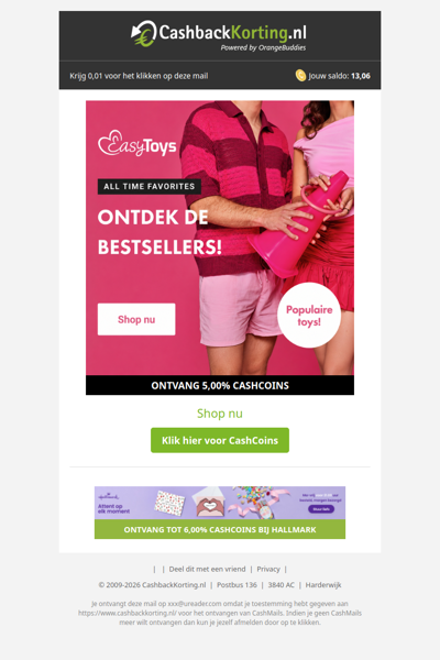 Dit zijn de populairste bestsellers van EasyToys