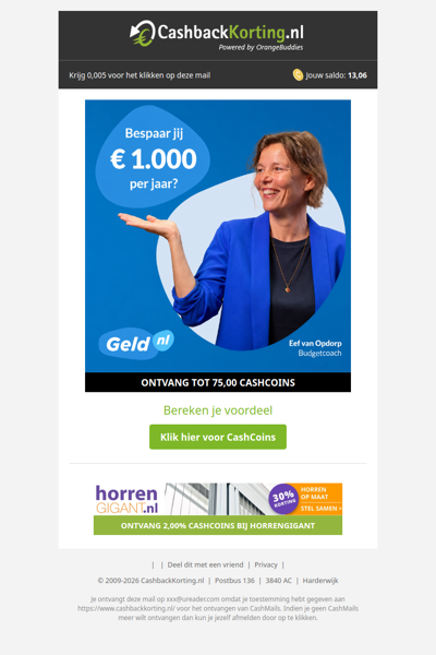 Bespaar jij 1000 EUR op je lening?