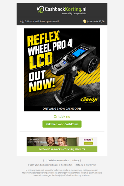Nieuw: ontdek de Reflex Wheel Pro 4 LCD