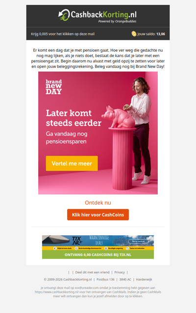 Bouw vandaag aan een zorgeloos pensioen voor later.