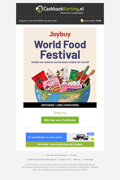 World Food Festival bij Joybuy