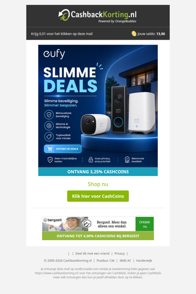 Slimme Deals bij Eufy