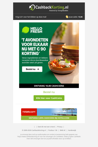 Kook lekker én voordelig met 90 EU korting