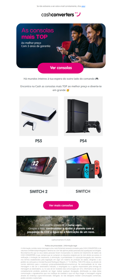 🎮 As consolas mais TOP 🎮