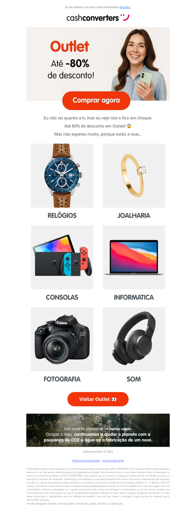 Última oportunidade: até -80%! 😱🔥
