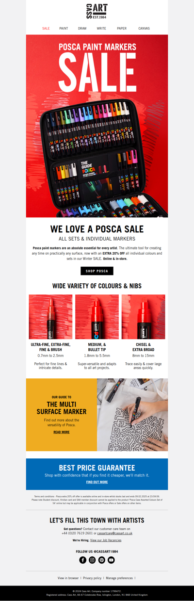 We ❤️ Posca – Sale now On