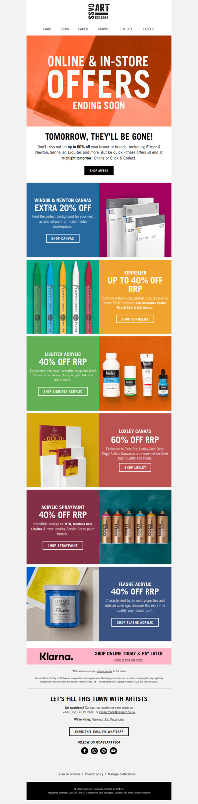 Hurry, offers end tomorrow!⌛