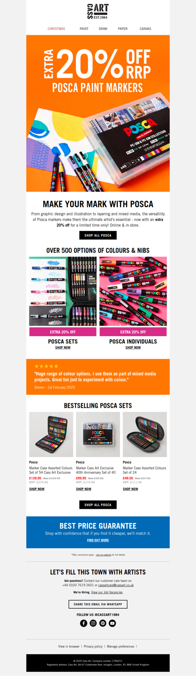 Save even more on POSCA! 🌈