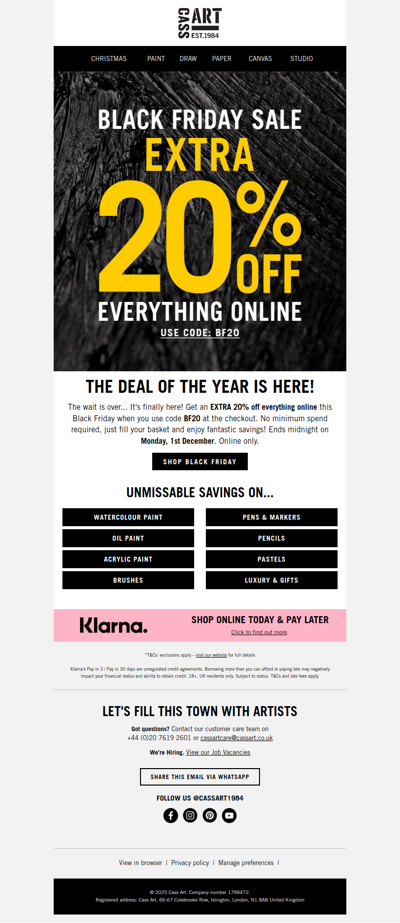 Our Black Friday Sale is NOW ON!