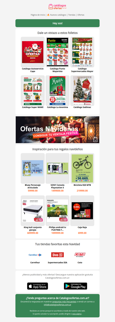 ¡Última oportunidad para estas ofertas navideñas!