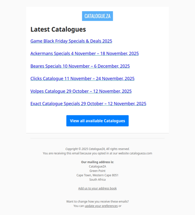 Latest Specials & Catalogues - 11.11.2025