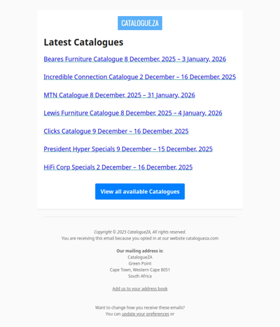 Latest Specials & Catalogues - 09.12.2025